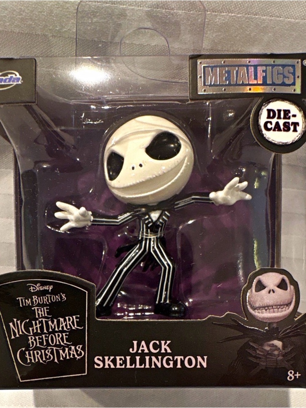 Jack Skellington Die-Cast Metalfigs Nightmare Before Christmas